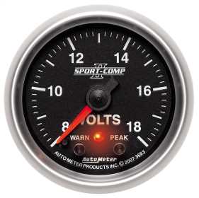 Sport-Comp II™ Electric Voltmeter Gauge 3683